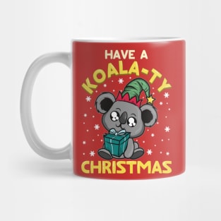 Have A Koala-ty Christmas Cute Mug